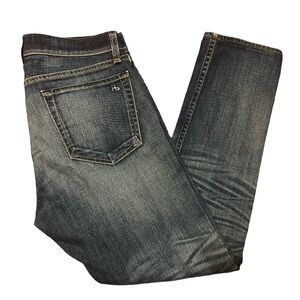 ⚡️Rag & Bone EUC Men's 32 Fit 2 Standard Slim Distressed Button Fly Jeans